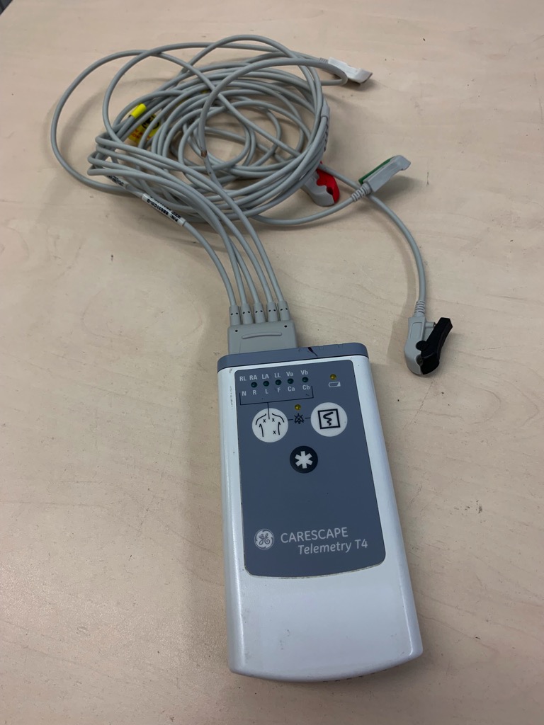 Ge Carescape Telemetry T4 Transmitters With 5 Lead Ecg Lead Ebay