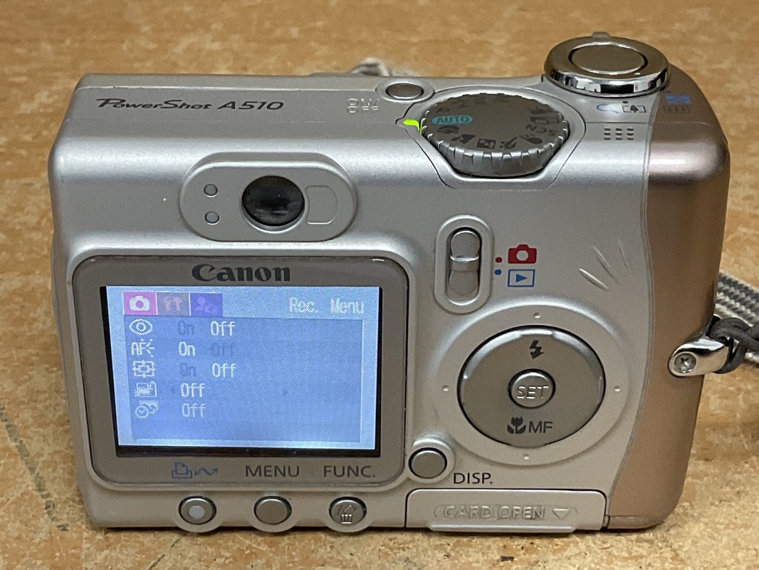 Canon PowerShot A510 Digital Camera 3.2MP Lens Cover Fault | eBay
