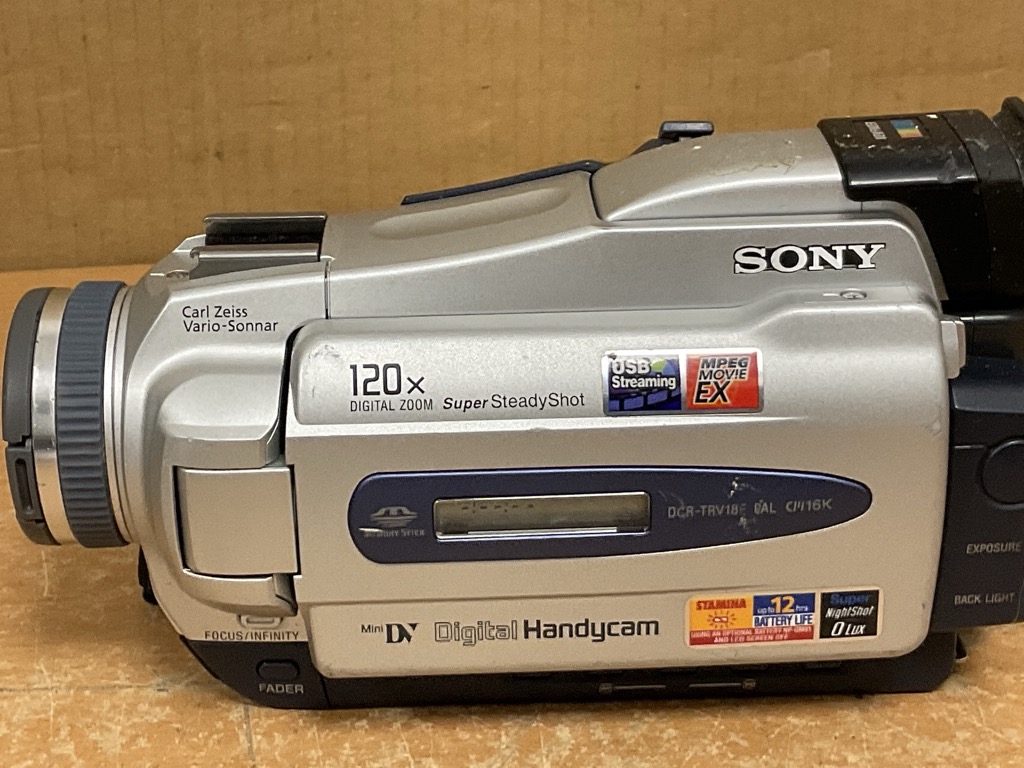 Sony DCR-TRV18E MiniDV Camcorder Defective Handycam Video Tape